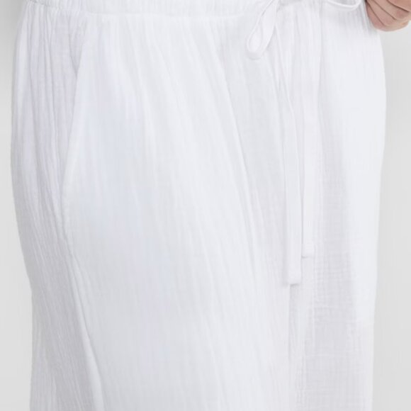 NWT Aritzia LITTLE MOON AirPlush Cotton Sail Pant WHITE - Picture 6 of 11